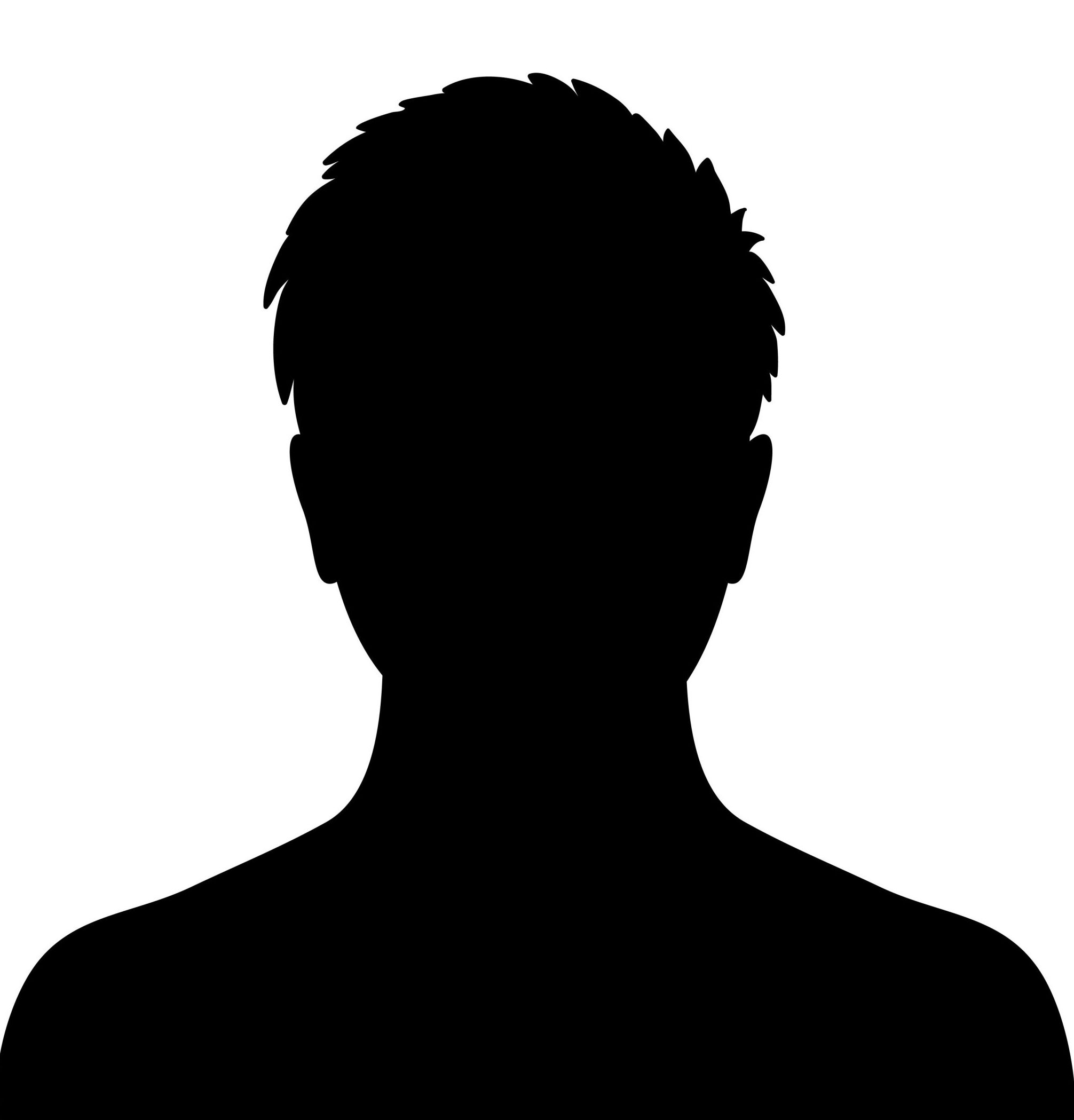 Man silhouette profile picture